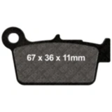 Bremsklotz Sinter R EBC Alternative: 7874001 passend für: TM Racing MX, EN, SMR