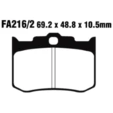EBC Bremsklötze Standard für Motorräder 7320045