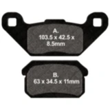 Bremsklotz Sinter R EBC Alternative: 7874910 passend für: Adly/Her Chee/Herkules Hurricane, Canyon, Crossroad
