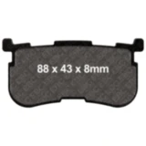 Bremsklötze Sinter HH für Motorräder 7320076