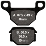 Bremsklotz Standard Scooter EBC Alternative: 7870000 passend für: Rieju MRT, RS - 3, RS - 2