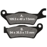 Bremsklotz Standard EBC Alternative: 7870299