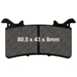 Bremsklotz Sinter HH EBC passend für: BMW S, M, Honda CBR