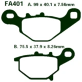 Bremsklotz Sinter R EBC passend für: Suzuki RM
