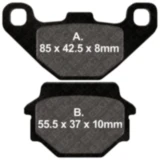 Bremsklotz Standard EBC Alternative: 7872393 passend für: Emco Novum Sport