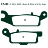 Bremsklotz Sinter R EBC passend für: Yamaha YFM