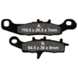 Bremsklotz Standard EBC Alternative: 7875438 passend für: Kawasaki KX, Suzuki RM