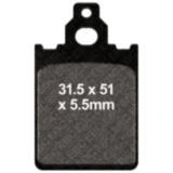 Bremsklotz Standard Scooter EBC Alternative: 7872161 passend für: Vespa PX