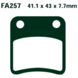 Bremsklotz Standard Scooter EBC Alternative: 7872120 passend für: Daelim SJ, SE, Tapo