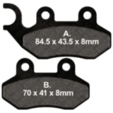 Bremsklotz Carbon Scooter EBC Alternative: 7872278 passend für: SYM Symphony, Jet, Jet14