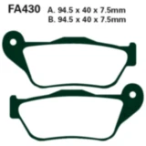 Bremsklotz Carbon Scooter EBC Alternative: 7874837 passend für: Yamaha YP