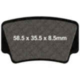 Bremsklotz Sinter R EBC passend für: KTM SX Quad, XC Quad