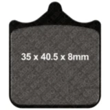 Bremsklotz Sinter HH EBC Alternative: 7870223 passend für: Triumph Speed Triple, Street Scrambler, Street Twin