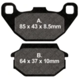 Bremsklotz Standard Scooter EBC passend für: Kymco Agility, People, Super 8