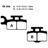 Bremsklotz Standard EBC Alternative: 7875446 passend für: Kawasaki KX, Suzuki RM