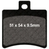 Bremsklotz Carbon Scooter EBC Alternative: 7872708 passend für: Aprilia Scarabeo, SR, Atlantic