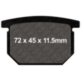 EBC Standard Bremsklötze für Motorräder 7326549