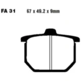 Bremsklotz Standard EBC Alternative: 7870991 passend für: Honda CB, CX, GL
