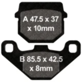 Bremsklotz Standard Scooter EBC passend für: Simson Sula, Piaggio NRG