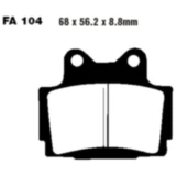 Bremsklötze EBC Sinter Double-H für Motorräder