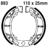 Bremsbacken ohne Feder EBC passend für: Aprilia SR, Scarabeo, Amico, Rex RS (450, 500, 900, 700, 400, 460, 250), Monza, Capriolo