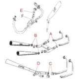 Auspuffverbindungsdichtung für Motorräder Athena 40X44X24.5 mm