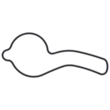 Dichtung Wasserpumpe Deckel Originalersatzteil passend für: Honda CRF 7347348