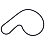 Dichtung Wasserpumpe Deckel Originalersatzteil passend für: Suzuki LT - A, LT - Z, LT - R