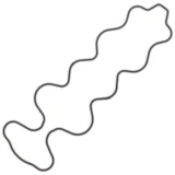 Ventildeckeldichtung Athena passend für: Honda CB 7347925