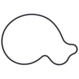 Dichtung Wasserpumpe Deckel Originalersatzteil passend für: Honda CBR 7348371