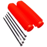 Faltenbalg Satz 350 x 34 rot für Motorräder