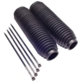 Faltenbalg Satz Schwarz 350 x 42