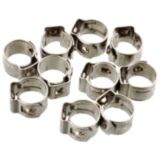 Lochbandklemmen Edelstahl 8.5 JMP 7 mm, 10 Stück