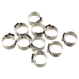 Lochbandklemmen Edelstahl 12.6 JMP – Bandbreite 7 mm, 10 Stück