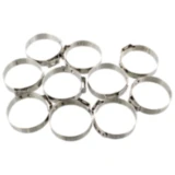 Lochbandklemmen aus Edelstahl 31.2 JMP, Breite 7 mm, 10 Stück