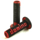 GRIFFGUMMI A360 SCHWARZ/ROT DOMINO 22/26MM GESCHLOSSEN