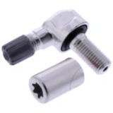 Ventil gewinkelt alu Schrader für RDKS 8.5 mm silber