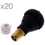 Gummiventil 11.3 mm TR412 JMP mit Metallkappe für Motorräder