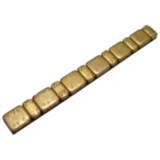 Klebew Gewicht Eisen Riegel 45 g für Motorräder gold 5 / 2.5 Gramm Inhalt 15