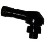 Winkelventil aus Aluminium JMP schwarz 8.3 mm für Motorräder