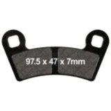 Bremsklotz Standard EBC Alternative: 7870039 passend für: Polaris General, Outlaw
