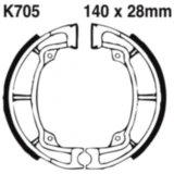Bremsbacken mit Feder EBC passend für: Kawasaki KX, KLF, Z