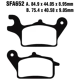 Bremsklotz Standard Scooter EBC Alternative: 7870147 passend für: Yamaha MWS, MWD, MW