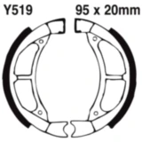 Bremsbacken mit Feder EBC passend für: Yamaha EC - 03, CY, YJ