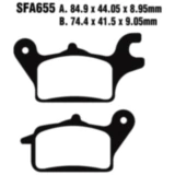 Bremsklotz Standard Scooter EBC passend für: Yamaha MWS, MWD, MW