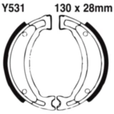 Bremsbacken mit Feder EBC passend für: AJS JS, Yamaha XC, YFM