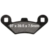 Bremsklotz Carbon Scooter EBC passend für: Peugeot Metropolis