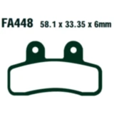 Bremsklotz Standard EBC passend für: Kreidler Galactica 2. 0, Jigger, Hiker 2. 0