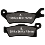 Bremsklotz Sinter R EBC Alternative: 7870024/7870025 passend für: CAN - AM Outlander, Renegade