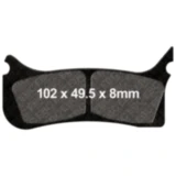 Bremsklotz Sinter MX - S EBC passend für: Husaberg FS